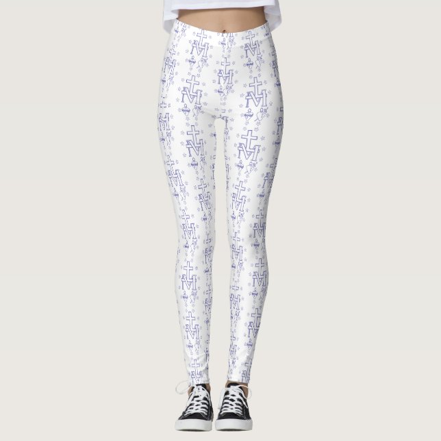 Medaille der Gottesmutter Leggings (Vorderseite)