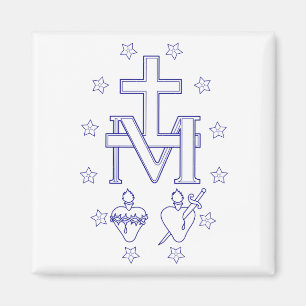 Medaille der Gottesmutter Magnet