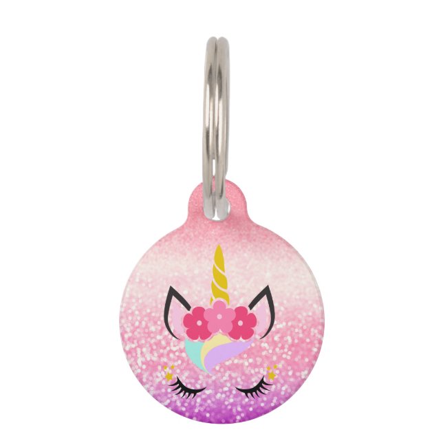 Médaille d'identification pour chien en glitter om (Devant)