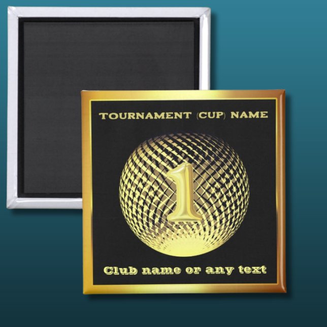 Médaille d'or 1ère place champion aimant (Créateur téléchargé)