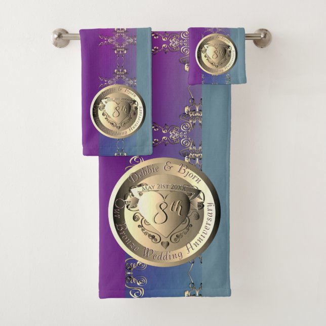 Médaille du 8e anniversaire du Mariage (En situation)