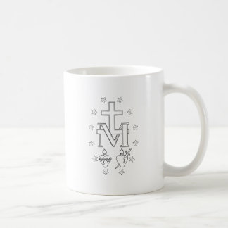 Médaille Miraculeuse (Image Arrière) Tasse à Café