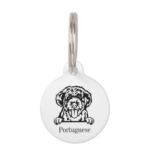 Médaille personnalisée pour chien d'eau portugais