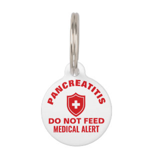 Médaille personnalisée pour chien souffrant de pan