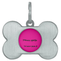 Médaille pour chien personnalisée avec étincelles