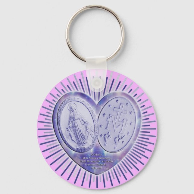 Medaille | rosa schlüsselanhänger (Vorderseite)