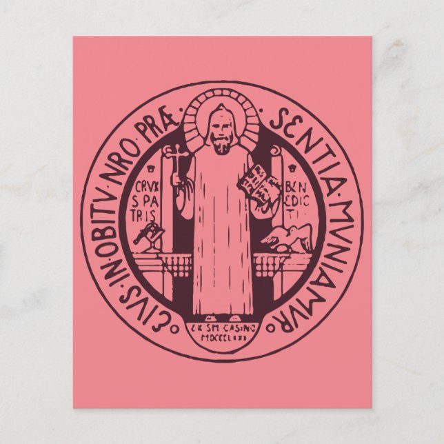 Medaille von Saint-Benedikt Flyer (Vorne)