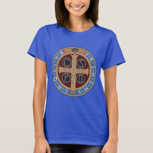 Medaille von Saint-Benedikt T-Shirt