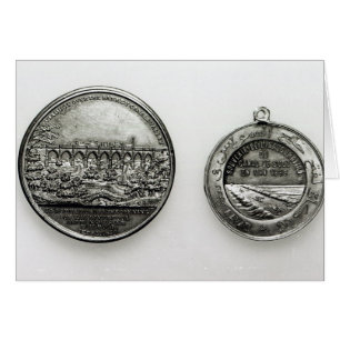 Medaille, welche die Öffnung des Suez gedenkt