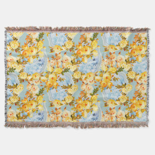 Medaillen und Rose Decke