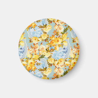 Medaillen und Rose Magnet