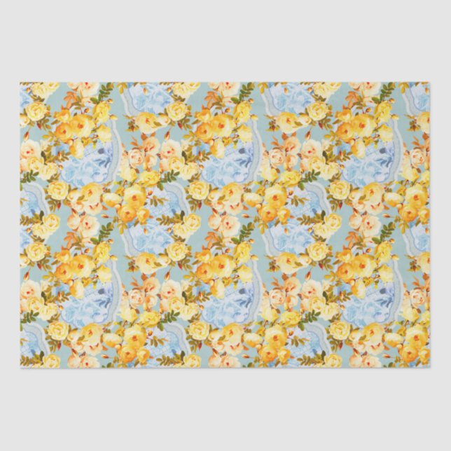 Medaillen und Rose Seidenpapier (Vorderseite)