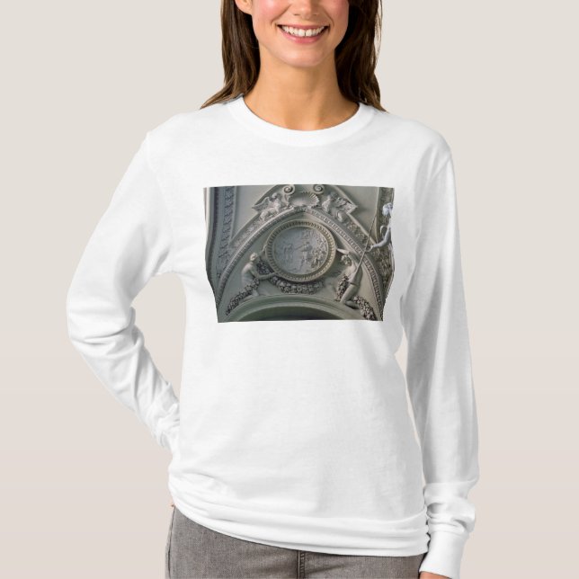 Medaillon, das Kaiser Constantine darstellt T-Shirt (Vorderseite)