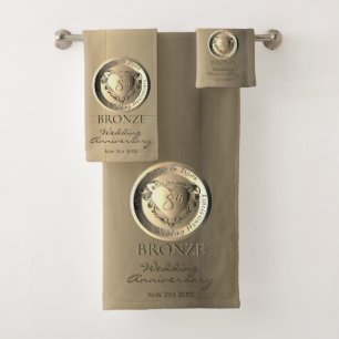 Médaillon en bronze pour le 8e ou le 19e anniversa