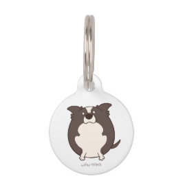 MÉDAILLON POUR ANIMAUX ボーダーコリー「ボダたま」＜名前・電話番号＞
