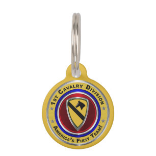 Médaillon Pour Animaux 1re division de cavalerie - Première équipe améric