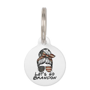 Médaillon Pour Animaux Allons Brandon, allons Brandon
