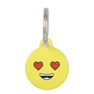 Médaillon Pour Animaux Amour Emoji