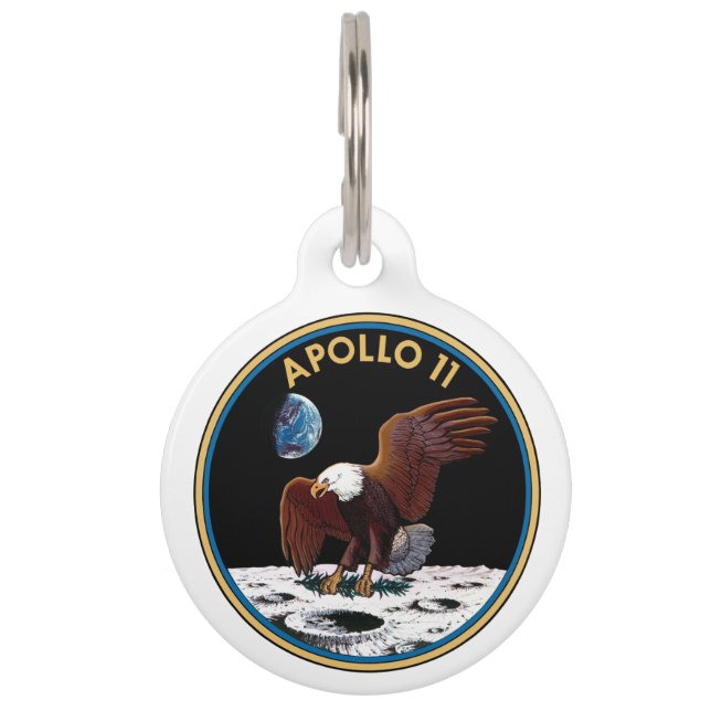 Médaillon Pour Animaux Apollo 11 (Devant)
