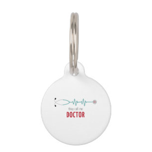 Médaillon Pour Animaux Appelle-moi médecin
