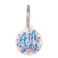 Aquarelle 4 juillet Patriotique