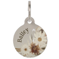 Aquarelle d'automne Monogramme floral Personnalisé