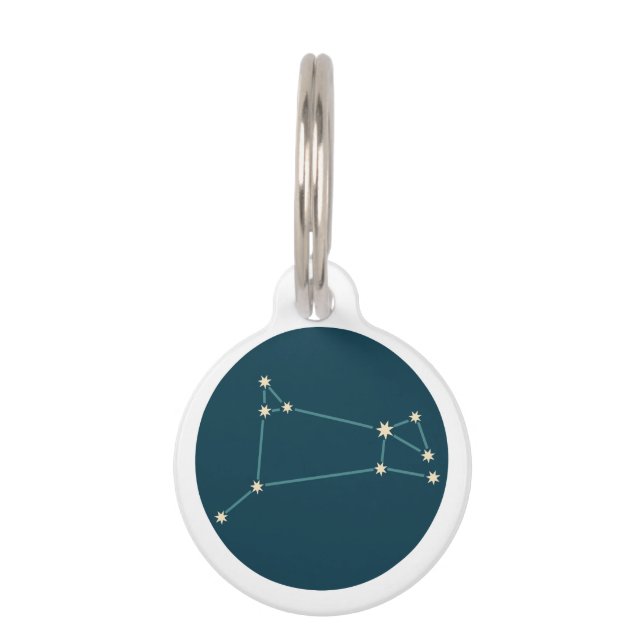 Médaillon Pour Animaux Aries Constellation (Devant)