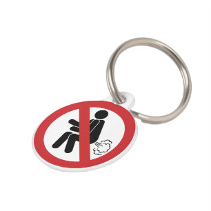 Médaillon Pour Animaux AUCUN ⚠ Drôle Toilette Thaïlandaise ⚠