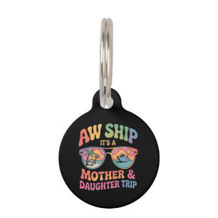 Médaillon Pour Animaux Aw Ship C'est un voyage de croisière pour maman et