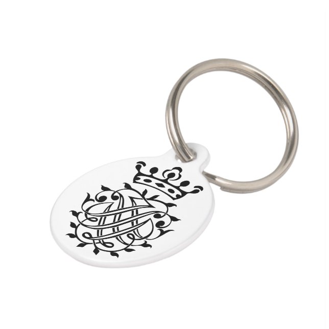 Médaillon Pour Animaux Bach Insignés, sceau, Seal, Crest, Monogram Pet (Côté )