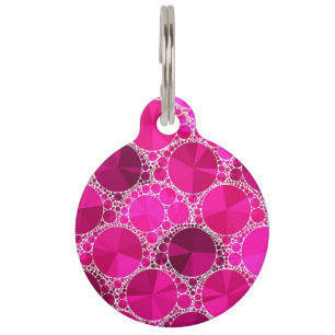 Médaillon Pour Animaux Bague rose