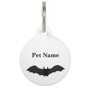 Médaillon Pour Animaux Balise Chien de chauve-souris Halloween