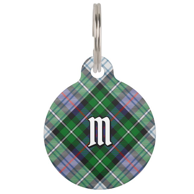 Médaillon Pour Animaux Balise Clan MacKenzie Robe Tartan Pet ID (Devant)