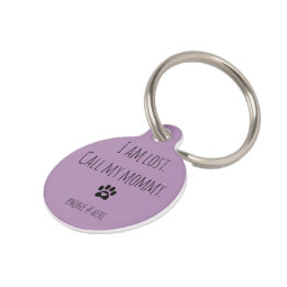 Médaillon Pour Animaux Balise de chien personnalisée