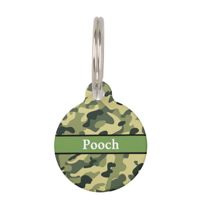 Médaillon Pour Animaux Balise de jeu de nom personnalisé (Devant)
