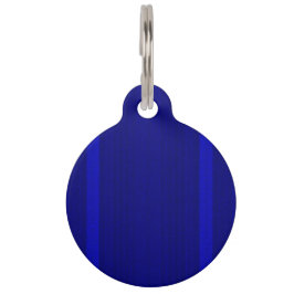 Médaillon Pour Animaux Balise de l'animal de compagnie bleu rond