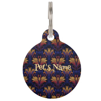 Médaillon Pour Animaux Balise de l'animal rond d'opulence du crépuscule