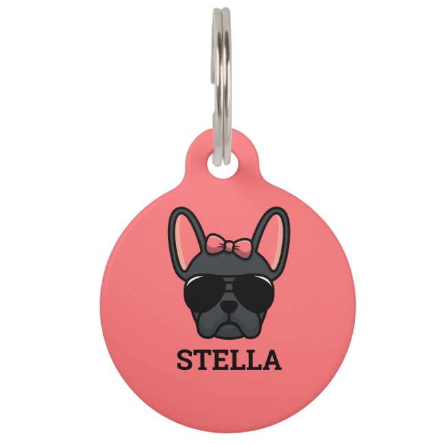 Médaillon Pour Animaux Balise d'identification de l'animal de compagnie B (Devant)