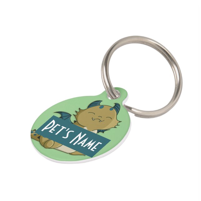 Médaillon Pour Animaux Balise pour animal de compagnie personnalisable Ha (Côté )