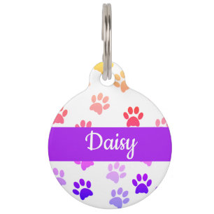 Médaillon Pour Animaux Balise Ronde Animal