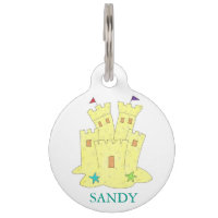 Balise Sandcastle Starfish Beach Castle Dog Pet