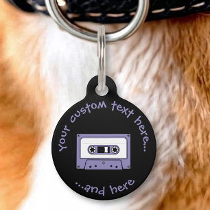 Médaillon Pour Animaux Bande de cassette audio
