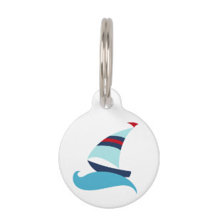 Médaillon Pour Animaux Bateau