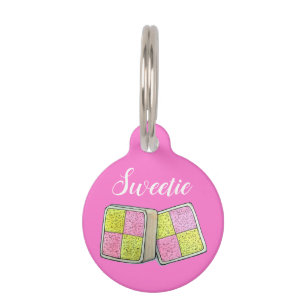 Médaillon Pour Animaux Battenberg Marzipan Boulangerie de gâteau aux épon