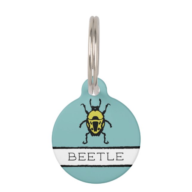 Médaillon Pour Animaux Beetle (Devant)
