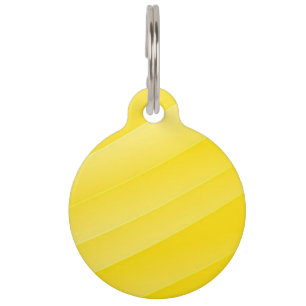 MÉDAILLON POUR ANIMAUX BLANC CRÉEZ VOTRE PROPRE BALISE JAUNE D'ID D'ANIMA