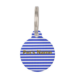 Médaillon Pour Animaux Bleu Chic
