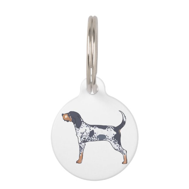 Médaillon Pour Animaux Bluetick Coonhound (Devant)