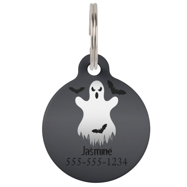 Médaillon Pour Animaux Boos and Bats (Devant)