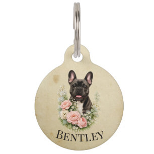Médaillon Pour Animaux Bouledogue Français